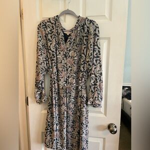 Loft Floral Dress Sz 18